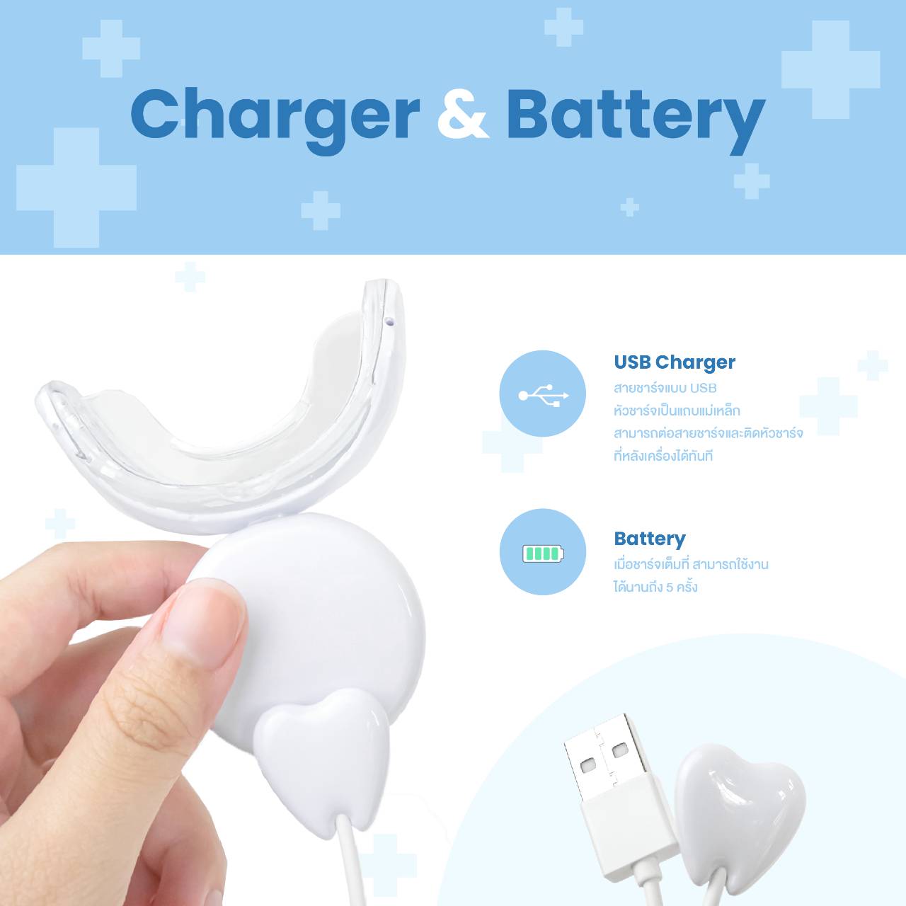 Linee Teeth Whitening kit Premium มาพร้อม เจลรีฟิล 1 กล่อง (มี 3 หลอด)