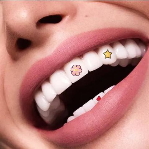 Tooth stickers  สติ๊กเกอร์แปะฟัน น่ารักสุดคิ้วท์